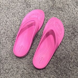 CROCS Pink Sandals Vibrant Comfortable Footwear
